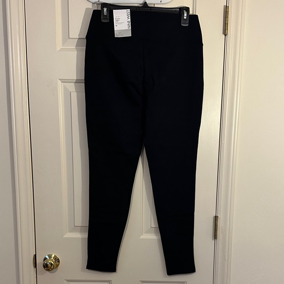 Nine West Stretch Knit Mid Rise Leggings - Picture 5 of 8